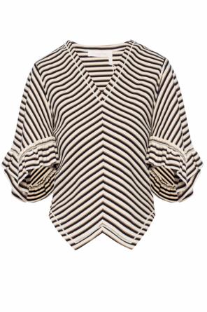 Patterned top with decorative sleeves, zdjęcie 1 Patterned top with decorative sleeves od See By Chloe